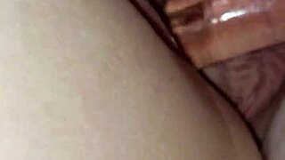 wife taking my cock and icicles glass dildo in her wet pussy!