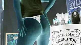 Latina redhead young girl moans screaming while bent over taking monster cock in ass