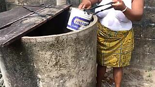 Her Big Natural Tits Drive Me Crazy! Outdoor Assfucking And Anal Quickie.