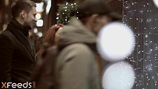 Tatted-Up Redhead Enjoys Morning-After Doggystyle Cumshot.