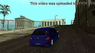 jugando mta y mi hermanastra me la chupa