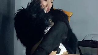 Blue's crazy surprise reveals her wet Colombian charm