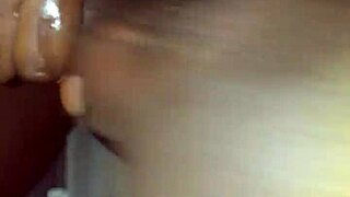 Neighbor Visit Involves Panties, Bra, And Sucking