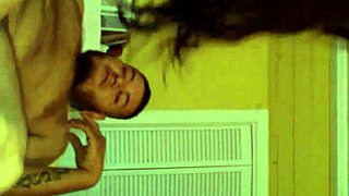 Asian Girl Rides Fat Latino Dick Hard