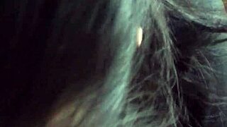 asian chinese wife gives blowjob to cum in mouth, showing her face