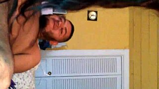 Asian Girl Rides Fat Latino Dick Hard