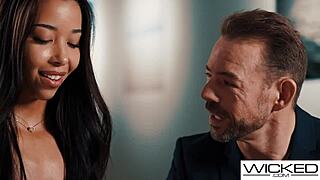 Lia Lin Learning Painting While Getting Fucked By Tutor In Cowgirl And Deepthroat