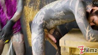 Alt Dominatrix Pegs Tattooed Worker Hard