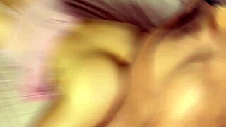 Watch this Chilean housewife get tied up and fucked in the bathroom until she cums.