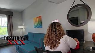 nurse vicky plush collects sperm sample in interracial gay scene