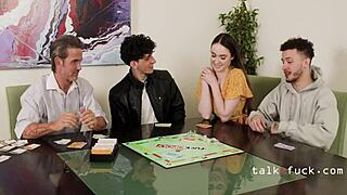 Teen Takes Control In This Freeuse Cock Duel With Uncle And Father-In-Law