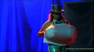 bustiest stripper dances with passion