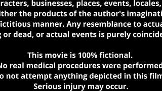 Rebel Wyatt, tattooed freshman with glasses, gets vibrator orgasm from doctor in Tampa.