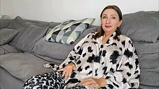 Stepson catches stepmom masturbating! Huge surprise!