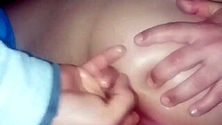 Girl next door gets kinky anal fingering, her big ass and bbw body moaning for more milk play.