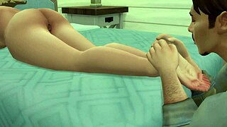 Stopanje po kurcu seks filmi - stopalni udarci z bosimi podplati in škornji