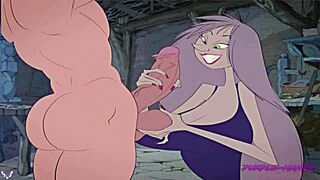 i'm inside madam mims cottage, and slb is fucking me doggystyle with big tits shaking