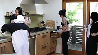 Tattooed Lesbian Goths Explore Intimate Connections