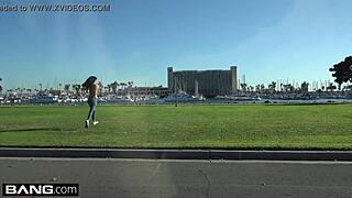 Amateur Teen Kara Faux Oiled Up and Cream Filled