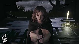 Melina Taking Care The Big Black Cock General Butch Animation