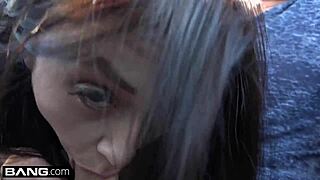 Amateur Teen Kara Faux Oiled Up and Cream Filled