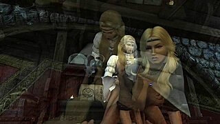 Meralin And Eralin Engage In FUTANARI LESBIAN SEX In SKYRIM