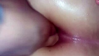 Girl next door gets kinky anal fingering, her big ass and bbw body moaning for more milk play.