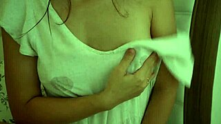 close up milking petite tits