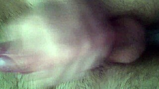 curious moment of masturbating leading to intense cumming over something unexpected