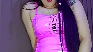 18 Year Old Latina Girl Masturbates with Dildo POV - Beautiful, Sexy, Horny Homemade