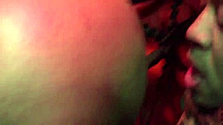 bondage style photography with deep focus on bent over colombian model