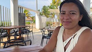 i desperately fucked the tourist during the interview