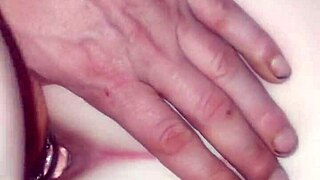 my tight gf tries new toy then gets fucked doggy with big cock