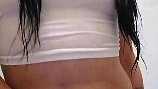 Wet t-shirt emy angel in a playful and exciting contest