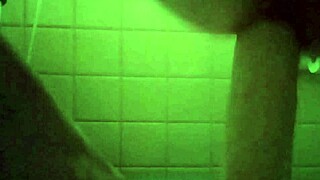 I'm pleasuring myself with huge dildo insertion