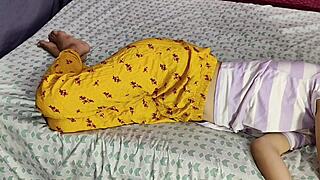 Fat tall couple blindfolds slave in old black fetish scene. Close up on curly hair and shaved pussy.