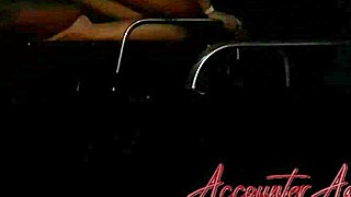 Submissive Anal Ride with Monster Cock at Night