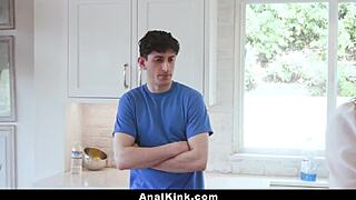 hot stepmom sneaky anal with stepson hiding