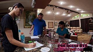 Wow, Aria And Channy Spread Ass In Hospital Backstage