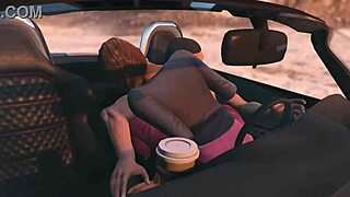 Franklin gets hooker service in GTA 5, virtual thrill.