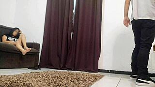 i want sex with this technician, no panties, hope he fucks my pussy