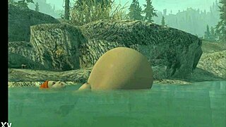 Watch this vore animation unfold in cartoon style.