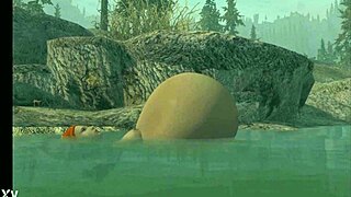 Watch this vore animation unfold in cartoon style.