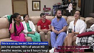 Wow, Aria And Channy Spread Ass In Hospital Backstage