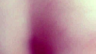 White BBW takes backshots bent over, ending with cumshot