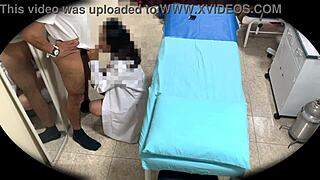 Security Camera Catches Babe In Hospital Clinic