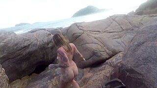 Begging For Cum From Young Man On Floripa Beach