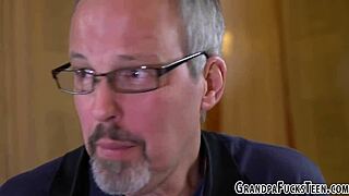 Teen Bent Over By Grandpa