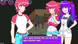 Step Sister And Friend Threesome With Bro!