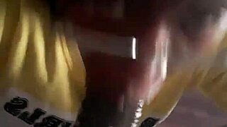 I give couch blowjob to black guy